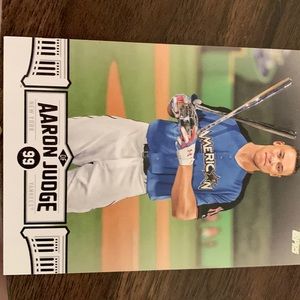 Aaron judge Topps 2022